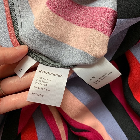 NWTđź’•REFORMATION Isabel Sorrenti Wide Leg Pants 2 - Picture 7 of 9